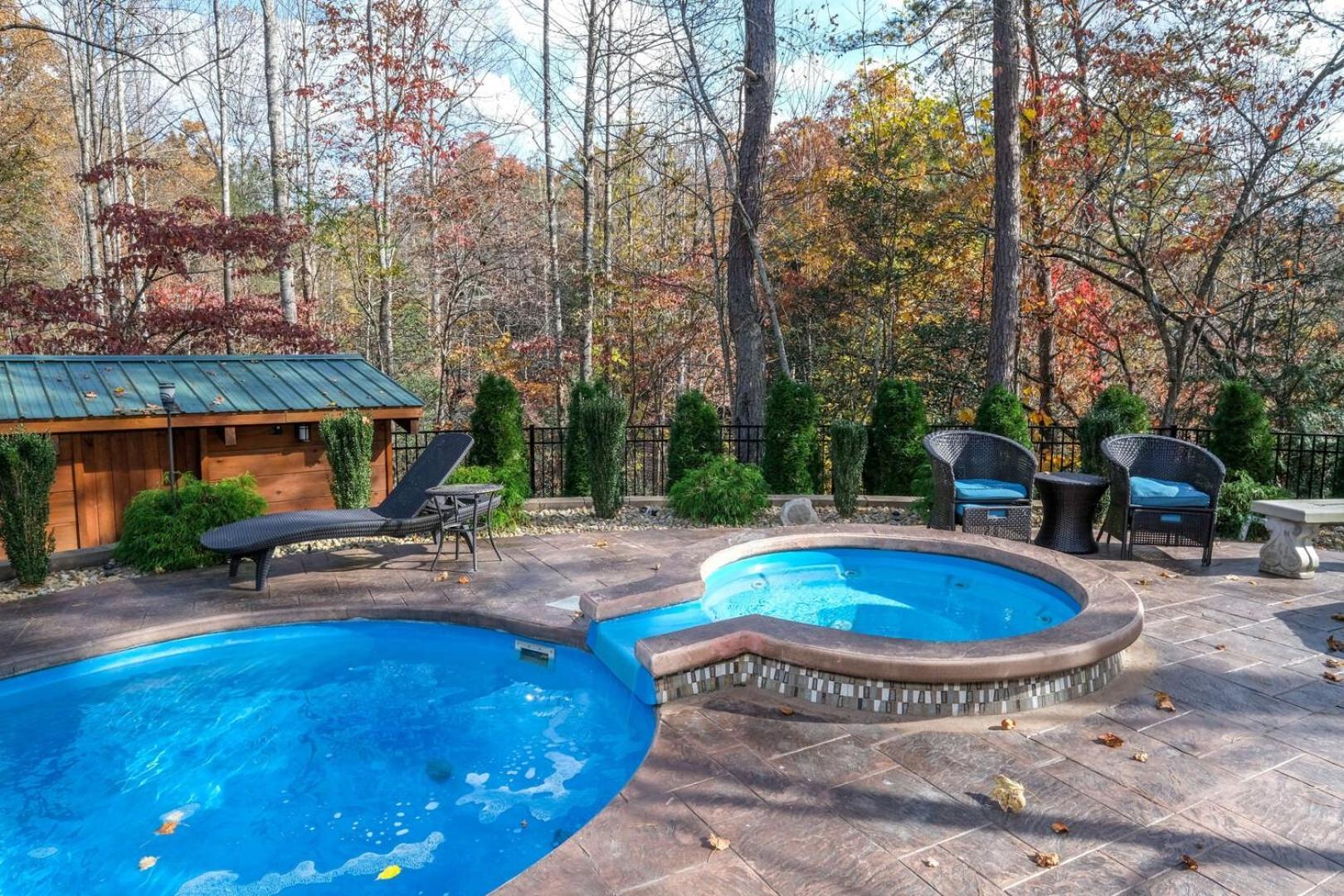 Pitter Patter Swimming Pool Ht Near D'Town Villa Gatlinburg Kültér fotó